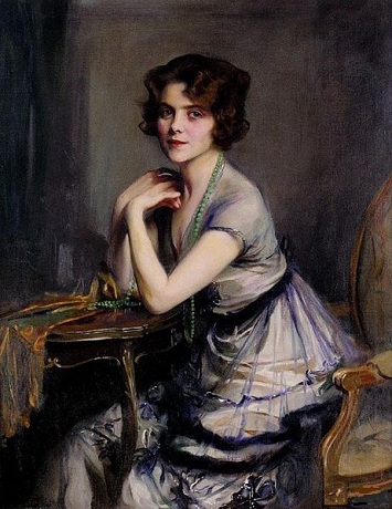 A Lady  ca  1920  by  Philip  de  Laszlo  1869-1937  Location  TBD 